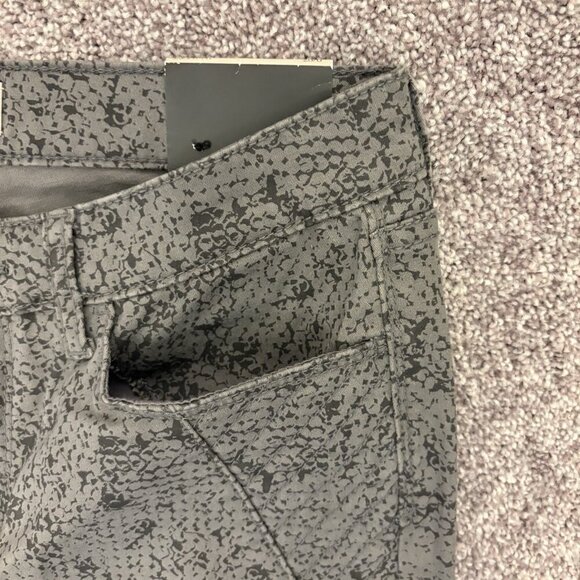 Banana Republic Womens Skinny Fit Pants Size 28 / 6 Gray Zip Hem Stretch NWT $79 - Picture 2 of 16